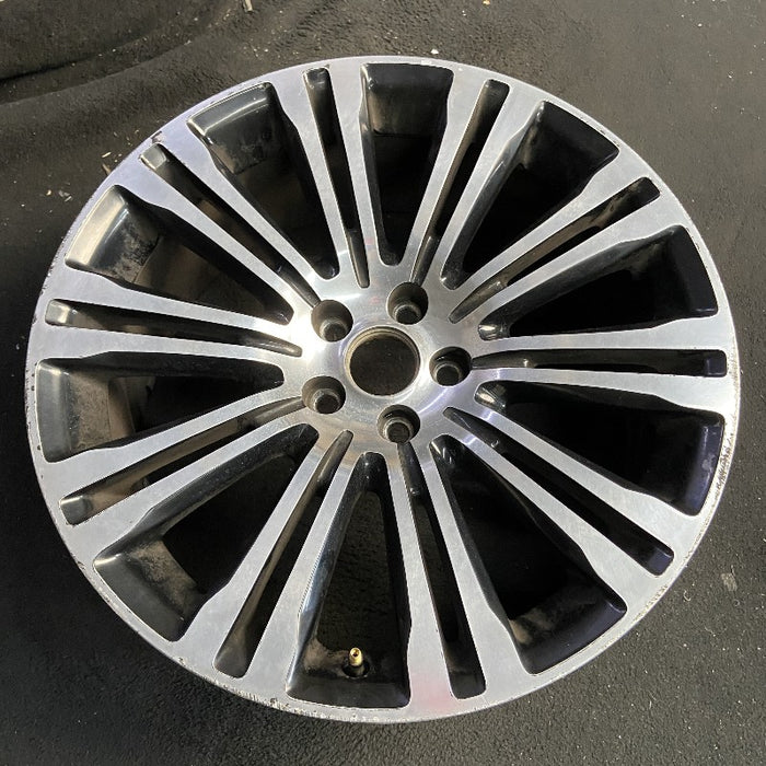 20" 300 11 20x8 alloy 10 double spoke 20 spoke machined face black pockets - View 7