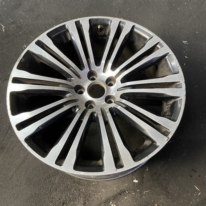 20" 300 11 20x8 alloy 10 double spoke 20 spoke machined face black pockets - View 8
