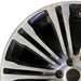 20" 300 11 20x8 alloy 10 double spoke 20 spoke machined face black pockets - Angle View