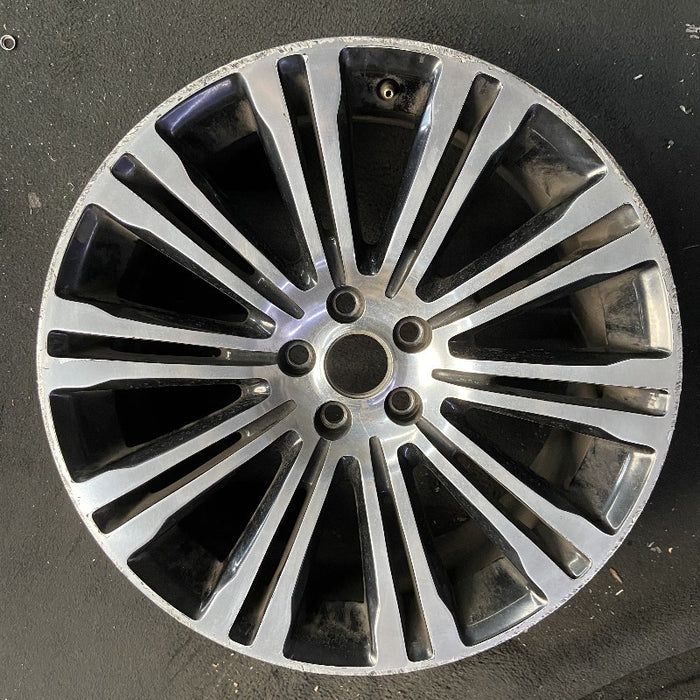 20" 300 11 20x8 alloy 10 double spoke 20 spoke machined face black pockets - Additional View