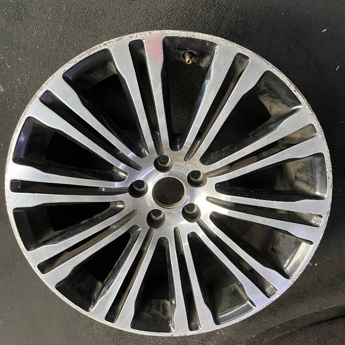 20" 300 11 20x8 alloy 10 double spoke 20 spoke machined face black pockets - View 7