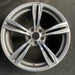 20" BMW M5 12-16 20x9 alloy 5 double spoke frt narrow opening in spoke silver - Additional View