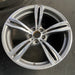 20" BMW M5 12-16 20x9 alloy 5 double spoke frt narrow opening in spoke silver - View 7