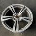 20" BMW M5 12-16 20x9 alloy 5 double spoke frt narrow opening in spoke silver - View 8