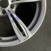 20" BMW M5 12-16 20x9 alloy 5 double spoke frt narrow opening in spoke silver - Back View