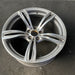 20" BMW M5 12-16 20x9 alloy 5 double spoke frt narrow opening in spoke silver - View 8
