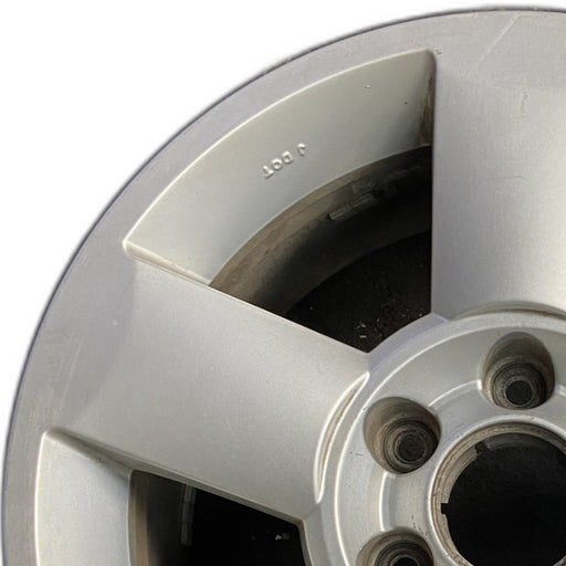 18" ARMADA 04-06 18x8 alloy 5 spoke silver Original OEM Wheel Rim - Angle View