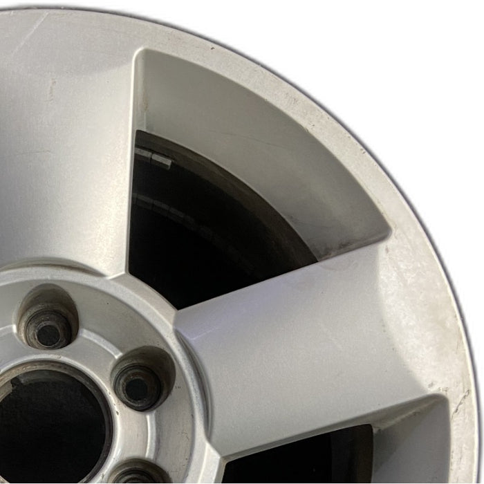18" ARMADA 04-06 18x8 alloy 5 spoke silver Original OEM Wheel Rim - Side Profile
