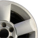 18" ARMADA 04-06 18x8 alloy 5 spoke silver Original OEM Wheel Rim - Side Profile