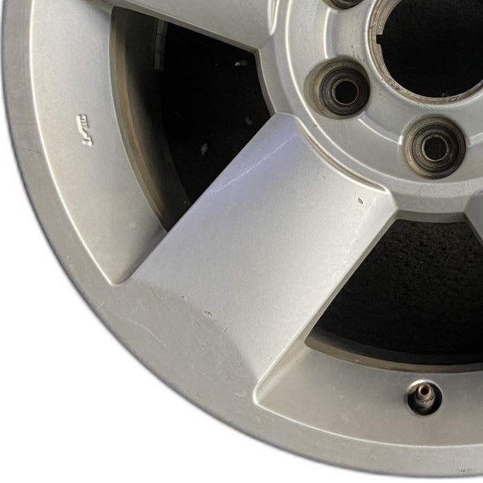 18" ARMADA 04-06 18x8 alloy 5 spoke silver Original OEM Wheel Rim - Back View