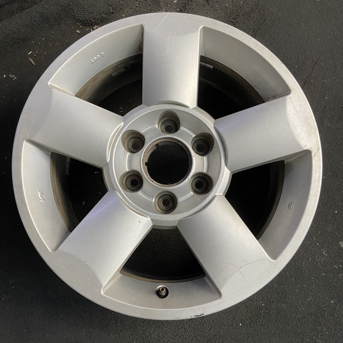 18" ARMADA 04-06 18x8 , 5 spoke, silver Original OEM Wheel Rim - Angle View