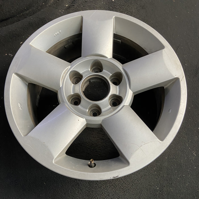 18" ARMADA 04-06 18x8 , 5 spoke, silver Original OEM Wheel Rim - Side Profile