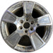 20" AVALANCHE 1500 07-11 20x8.5, 5 spoke, exposed lug nuts, raised edge spoke - Front View