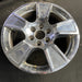 20" AVALANCHE 1500 07-11 20x8.5, 5 spoke, exposed lug nuts, raised edge spoke - Side Profile