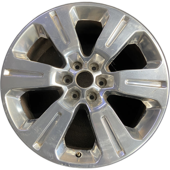 22" FORD F150 PICKUP 16-17 22x9 Original OEM Wheel Rim - Front View