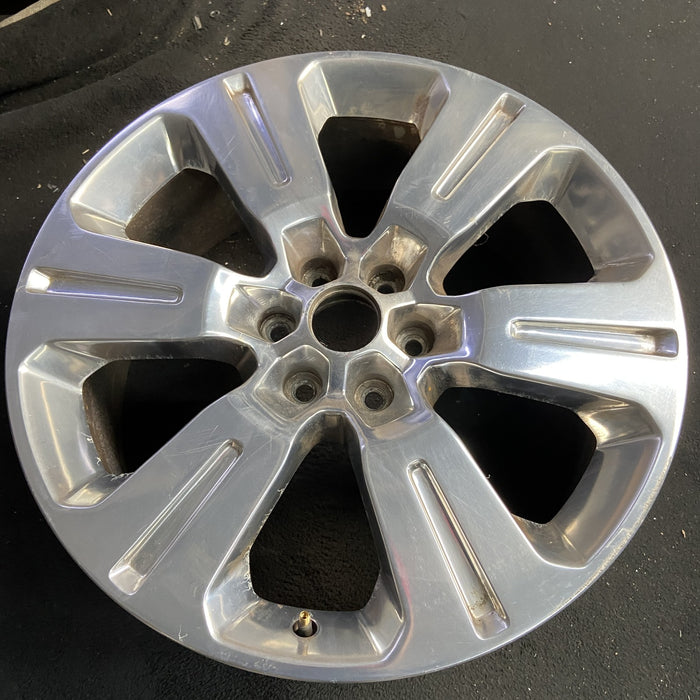 22" FORD F150 PICKUP 16-17 22x9 Original OEM Wheel Rim - Side Profile