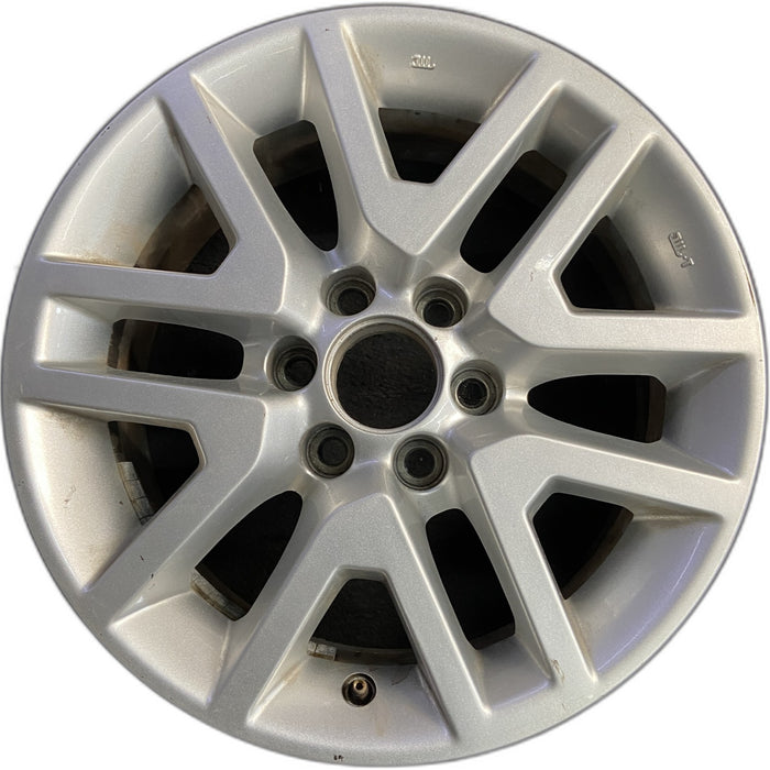 16" FRONTIER 14-21 16x7, alloy , open V spoke Original OEM Wheel Rim - Front View