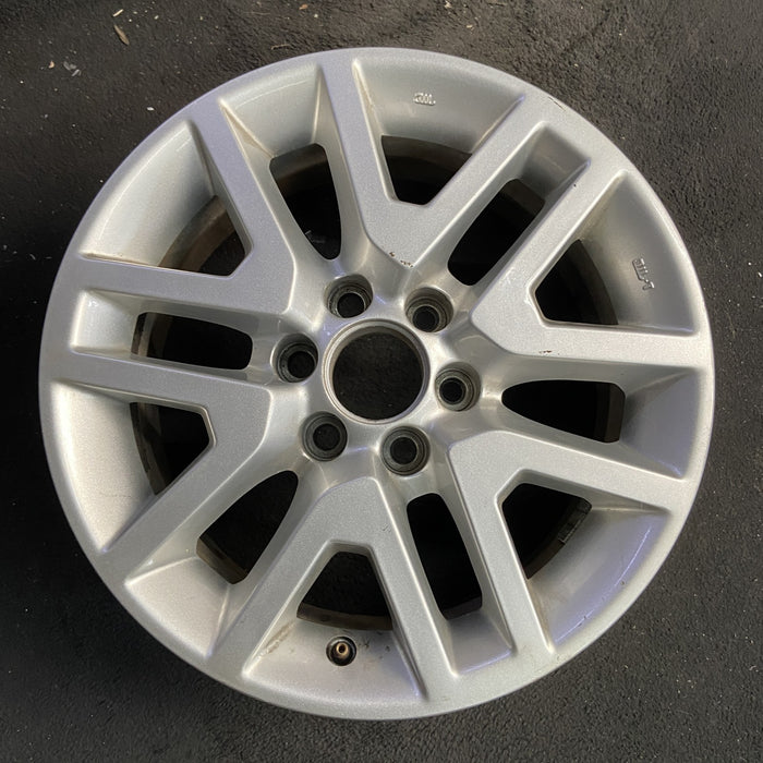 16" FRONTIER 14-21 16x7, alloy , open V spoke Original OEM Wheel Rim - Angle View