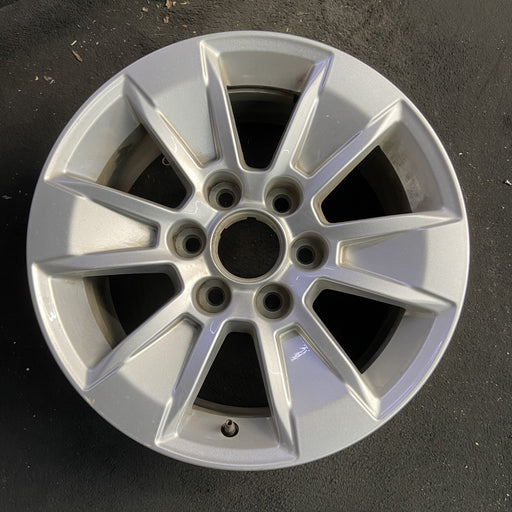 17" SIERRA 1500 PICKUP 19 , 17x8, alloy Original OEM Wheel Rim - Angle View