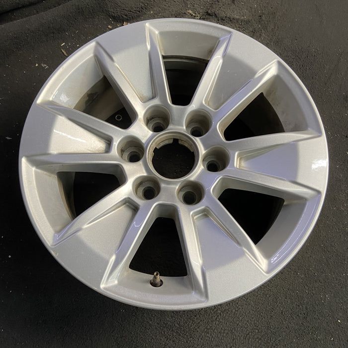 17" SIERRA 1500 PICKUP 19 , 17x8, alloy Original OEM Wheel Rim - Side Profile