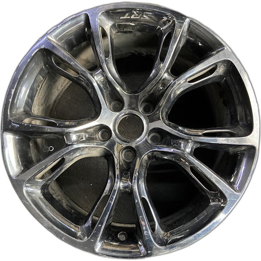 20" GRAND CHEROKEE 17 20x10, 10 spoke Original OEM Wheel Rim - Front View
