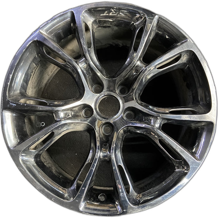 20" GRAND CHEROKEE 17 20x10, 10 spoke Original OEM Wheel Rim - Front View