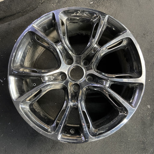 20" GRAND CHEROKEE 17 20x10, 10 spoke Original OEM Wheel Rim - Angle View