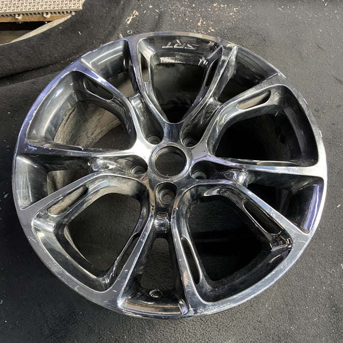 20" GRAND CHEROKEE 17 20x10, 10 spoke Original OEM Wheel Rim - Side Profile