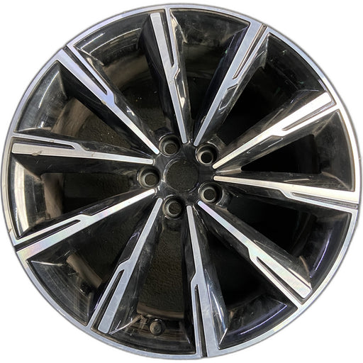 20" F TYPE 21-24 20x9 , 10 spoke, machined face Original OEM Wheel Rim - Front View