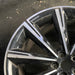 20" F TYPE 21-24 20x9 alloy 10 spoke machined face Original OEM Wheel Rim - Side Profile