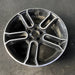 20" EDGE 13 20x8 , , black with machined edges Original OEM Wheel Rim - Close-Up Detail