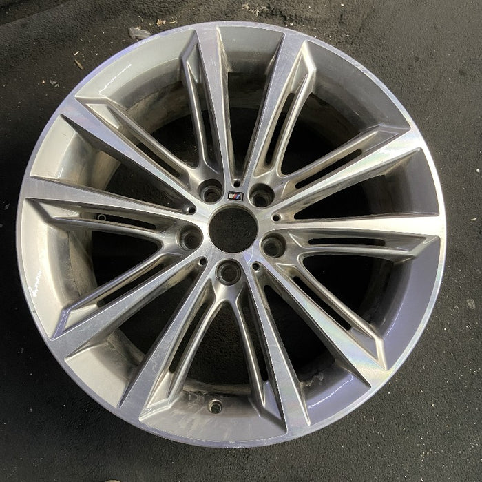 20" BMW 528i 11-16 20x8.5 alloy frt 10 spoke split spoke ferric gray Original - Front View