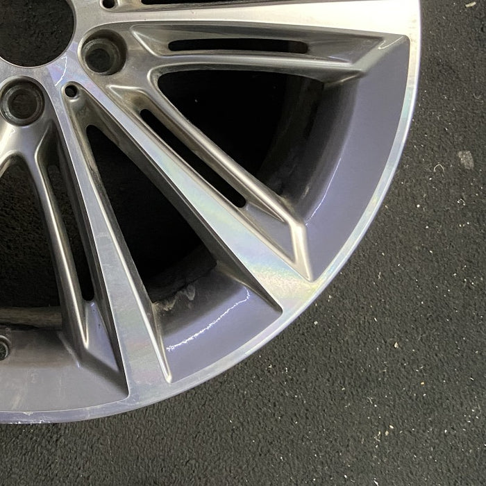 20" BMW 528i 11-16 20x8.5 alloy frt 10 spoke split spoke ferric gray Original - Back View