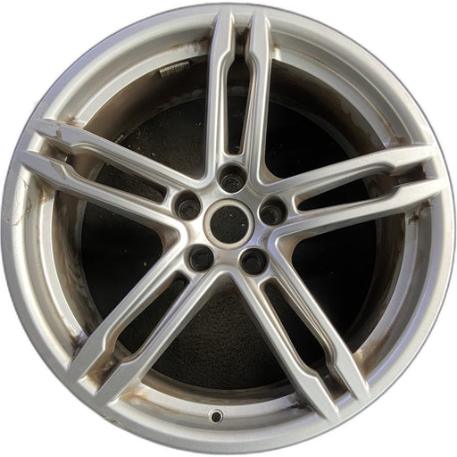 19" PORSCHE MACAN 19 19x8.5 , 5 double spoke Original OEM Wheel Rim - Front View