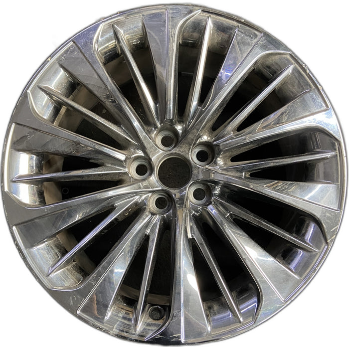 20" LS500 18-21 , 20x8.5, 20 spoke Original OEM Wheel Rim - Front View