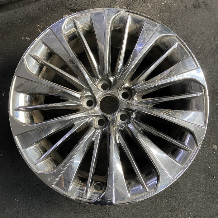 20" LS500 18-21 alloy 20x8.5 20 spoke Original OEM Wheel Rim - Front View