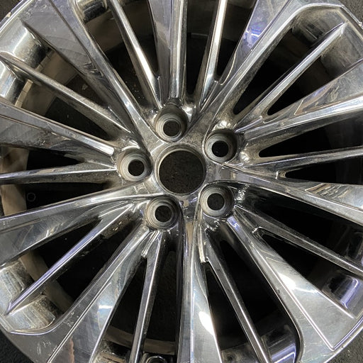20" LS500 18-21 alloy 20x8.5 20 spoke Original OEM Wheel Rim - Angle View