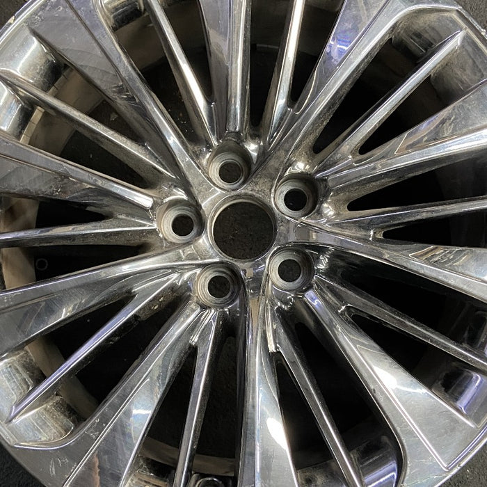 20" LS500 18-21 alloy 20x8.5 20 spoke Original OEM Wheel Rim - Angle View