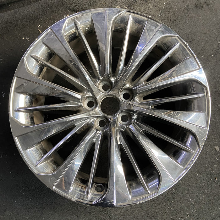 20" LS500 18-21 , 20x8.5, 20 spoke Original OEM Wheel Rim - Angle View