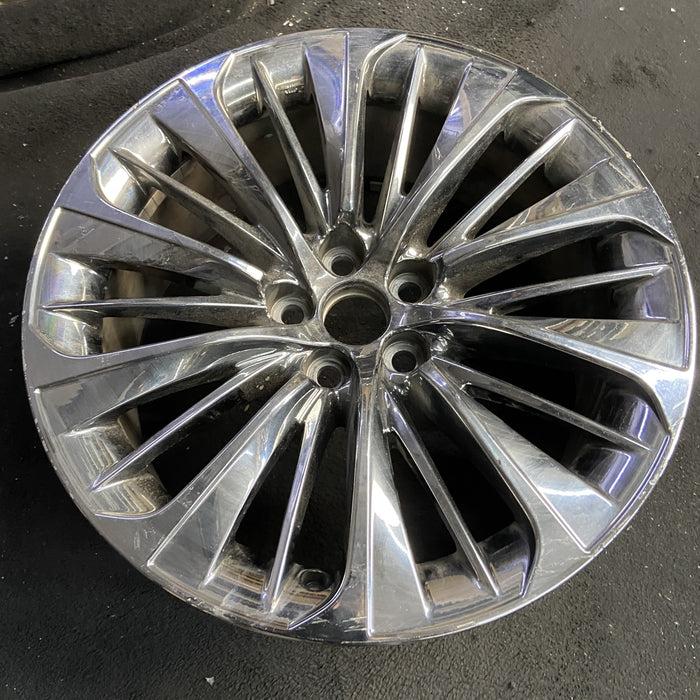 20" LS500 18-21 , 20x8.5, 20 spoke Original OEM Wheel Rim - Side Profile