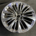 20" LS500 18-21 , 20x8.5, 20 spoke Original OEM Wheel Rim - Side Profile