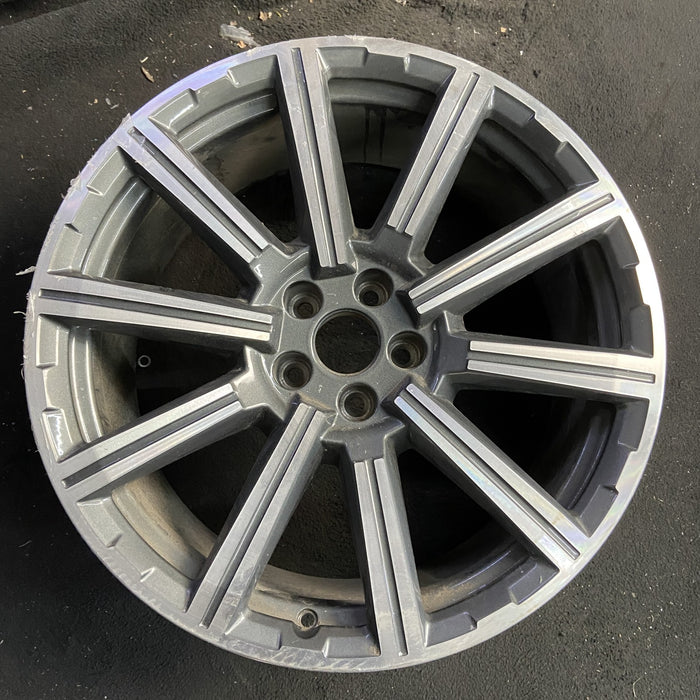 20" AUDI Q7 17-19 20x9 , 10 spoke Original OEM Wheel Rim - Angle View