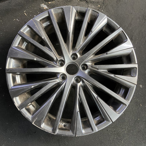 21" LEXUS RX350 23-25 21x8 20 spoke silver Original OEM Wheel Rim - Front View