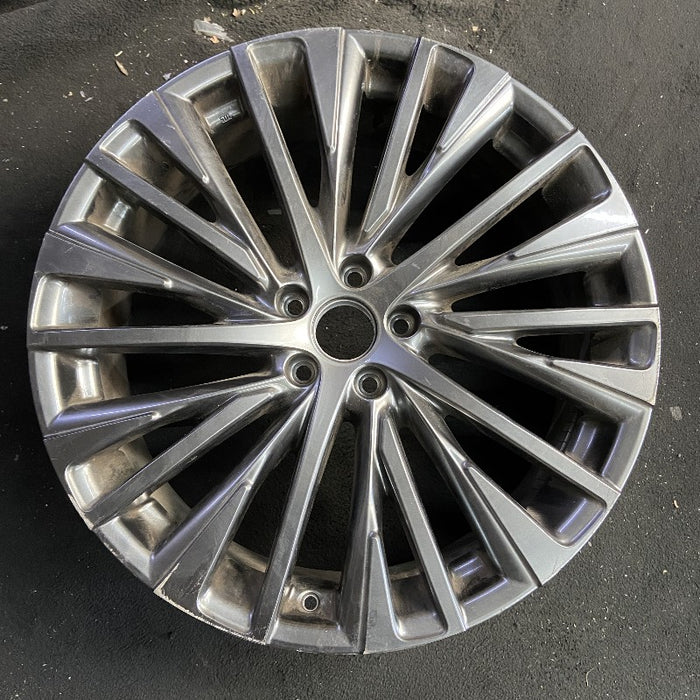 21" LEXUS RX350 23-25 21x8 20 spoke silver Original OEM Wheel Rim - Front View