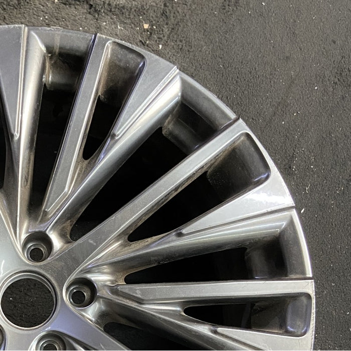 21" LEXUS RX350 23-25 21x8 20 spoke silver Original OEM Wheel Rim - Close-Up Detail