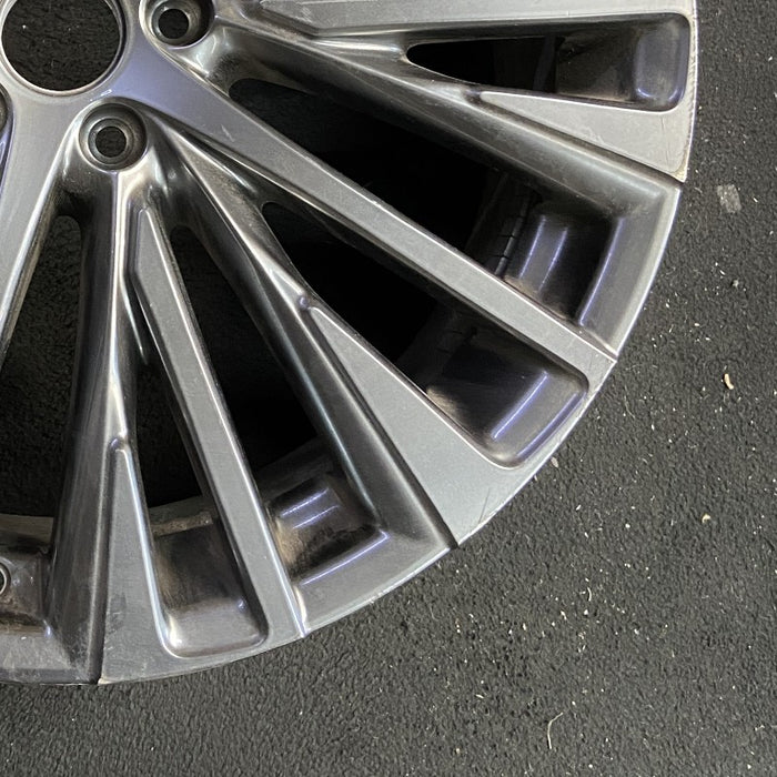 21" LEXUS RX350 23-25 21x8 20 spoke silver Original OEM Wheel Rim - Back View