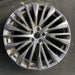 21" LEXUS RX350 23-25 21x8, 20 spoke, silver Original OEM Wheel Rim - Angle View