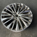 21" LEXUS RX350 23-25 21x8, 20 spoke, silver Original OEM Wheel Rim - Close-Up Detail