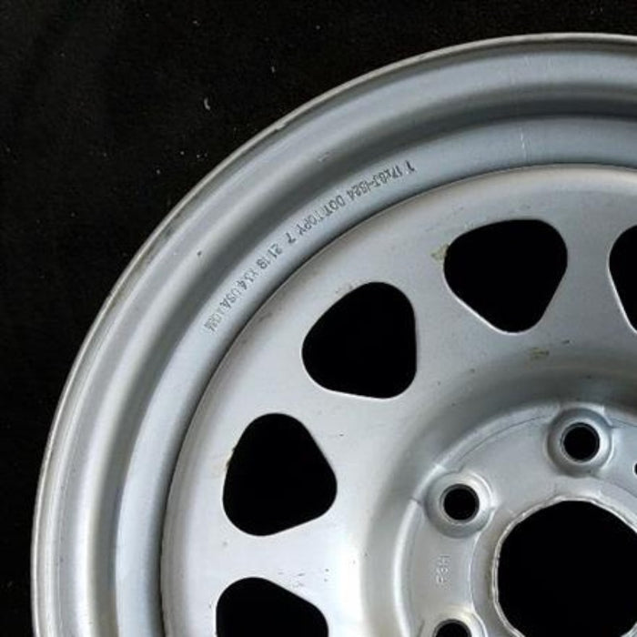 17" COLORADO 23-25 17x8, steel, opt RD6 Original OEM Wheel Rim - Side Profile