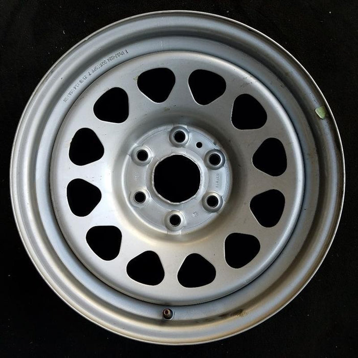 17" COLORADO 23-25 17x8, steel, opt RD6 Original OEM Wheel Rim - Front View